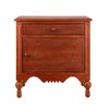 Christopher Knight Home Nolia Vintage Wooden Nightstand with Door and Drawer - 2 of 4