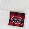 David & Young Women's Mama Bear Winter Beanie and Matching Buffalo Plaid Scarf Set - 4 of 4