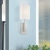 Livex Lighting Hayworth 1 - Light Wall Light in  Brushed Nickel - 3 of 4