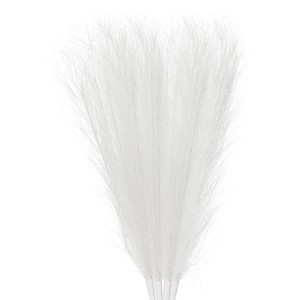 Unique Bargains Party Vase Wedding Decor Tall Fluffy Faux Pampas Grass - 1 of 4