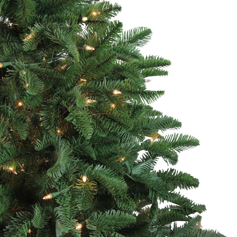 Northlight Real Touch™️ Potted Sierra Norway Spruce Slim Artificial Christmas Tree - 4.5' - Clear Lights, 4 of 8