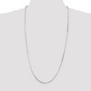 Black Bow Jewelry 1.65mm, Sterling Silver Octagon Solid Snake Chain Necklace - 2 of 4