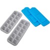 The Lakeside Collection Covered Ice Trays - Ice Maker with Lid for Easy Filling - Set of 2 - 3 of 4