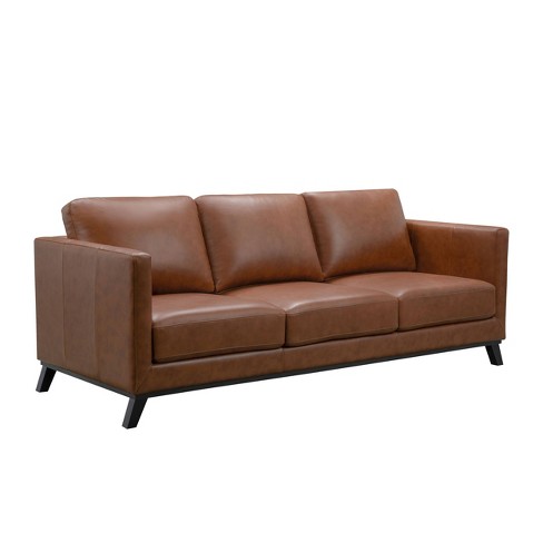 Target cheap leather couch