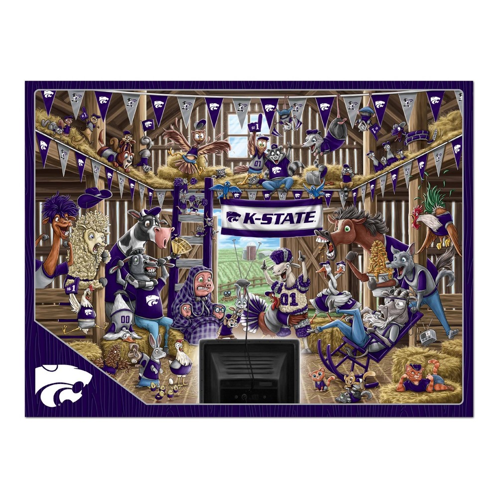 Photos - Jigsaw Puzzle / Mosaic NCAA Kansas State Wildcats Barnyard Fans 500pc Puzzle