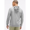Peloton Men's Dreamblend Full Zip, Light Heather Grey - 3 of 4