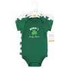 Hudson Baby Infant Boy Cotton Bodysuits, Mommys Lucky Charm - image 2 of 4