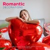 4 Pcs 32" Huge Heart Shaped Balloons Foil Red Valentines Heart Balloons, Large Foil Balloons by 4E's Novelty - 4 of 4