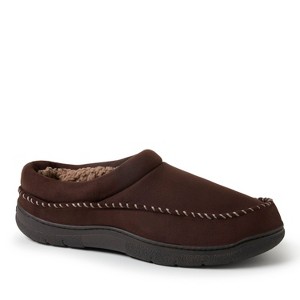Dearfoams Men's Thompson Moccasin Toe Clog House Shoe Slipper - 1 of 4