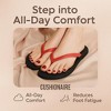 CUSHIONAIRE Surf Flip Flop Sandals for Women with Flexible Sole and Soft Jelly Strap, Lightweight Casual Slides - 2 of 4