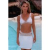 Moda Minx 'White' Bohemian Bay Ariella Micro Skirt - 3 of 3