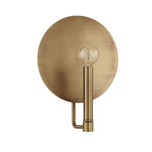 Capital Lighting Wells 1 - Light Wall Light in  Aged Brass - 1 of 3