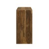 Solid Wood Rectangular Console Table with U-Shaped Design and Minimalist Lines - 4 of 4
