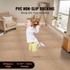 VEVOR Carpet Tiles Reusable, 20"x 20" Carpet Squares With Padding Attached, Soft Padded Carpet Tiles, 16 Tiles, Dark Brown - 4 of 4