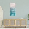 Stupell Industries Timeless As Tides Beach Phrase, 20" x 48" - 2 of 4