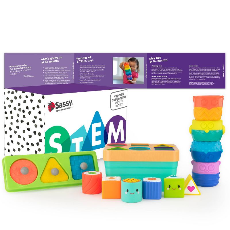 Sassy Toys Stem Gift Set - 12pc, 3 of 12