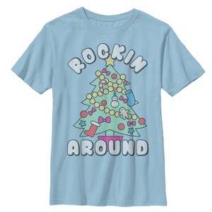 Boy's Lost Gods Christmas Tree Rockin' Around T-Shirt - 1 of 3