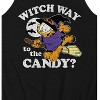 Men's - Garfield - Witch Way To The Candy Graphic Tank Top - 2 of 3
