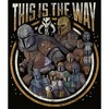 Men's Star Wars The Mandalorian Group Shot This Is The Way T-Shirt - 2 of 4