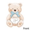 Big Dot of Happiness We Can Bearly Wait - Shaped Thank You Cards - Teddy Bear Baby Shower Thank You Note Cards with Envelopes - Set of 12 - 3 of 4