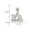 Black Bow Jewelry Sterling Silver Kappa Delta Greek Life Small Pendant - 2 of 3