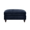 PAGED 35.4" Chenille Fabric Ottoman, Modern Modular Footstool with Detachable Skirt, Entryway Shoe Bench for Living Room, Bedroom - 3 of 4