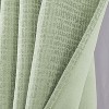 RT Designer Collection Demi Lux Jacquard Blackout Grommet Curtain Panel 52" x 84" Sage - 4 of 4