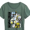 Women's - Star Wars - The Mandalorian Mando Helmet Grid Short Sleeve Graphic T-Shirt - 2 of 4