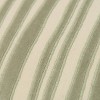 14"x26" Oversized Striped Lumbar Throw Pillow Cover Green - Rizzy Home: Cotton Velvet, Hidden Zipper - 4 of 4