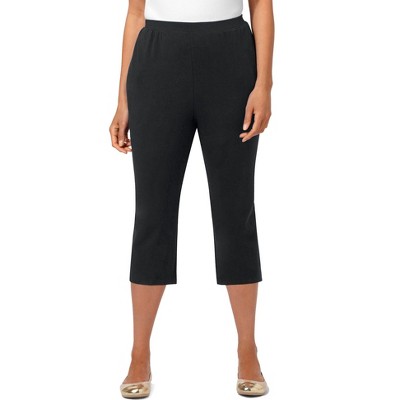 Catherines Women's Plus Size Petite Suprema Capri (With Pockets)