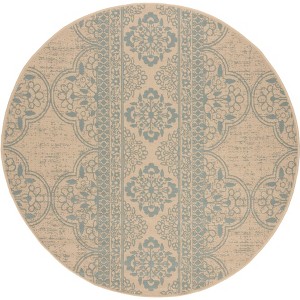 Linden LND174 Power Loomed Indoor/Outdoor Rugs - Safavieh - 1 of 3