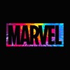 Juniors Womens Marvel Logo Tie-Dye Brick Cowl Neck Sweatshirt - 2 of 4