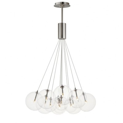 ET2 Lighting Burst 12 - Light Pendant in  Satin Nickel