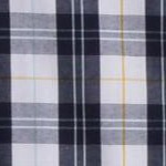 white navy plaid