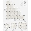 SONGMICS DIY Cube Storage Organizer Shelf Cabinet Bookshelf Bookcase - 3 of 4