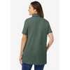 Woman Within Women's Plus Size Perfect Short-Sleeve Polo Shirt - 3 of 4