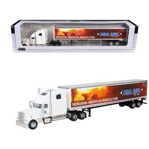 Freightliner Classic XL Sleeper Cab White with Trailer 