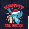 Men's - Lilo and Stitch - Naughty Or Nice Short Sleeve Graphic T-Shirt - 2 of 4