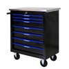 VYNXARIA 7-Drawer Multifunctional Tool Cart on Wheels - Ultimate Storage & Mobility - Black & Blue - 2 of 4
