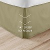 Premium Pleated Dust Ruffle Bed Skirt - Easy Fit - Becky Cameron - 3 of 4
