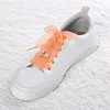 INSPIRE CHIC Sneakers Flat Snow Yarn Wide Transparent Shoe Laces 1" Width 2 Pairs - 2 of 4