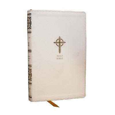 Nrsvce Sacraments Of Initiation Catholic Bible, White Leathersoft ...