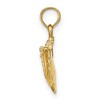 Black Bow Jewelry 14k Yellow Gold Polished Conch Shell Pendant - 2 of 4