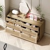 VYNXARIA 51.18inch 6-Drawers Rattan Storage Cabinet Rattan Drawer,for Bedroom,Living Room - 2 of 4