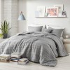 Stylish Jacquard Solid Comforter Set, Cozy All Season Home Textile fits Modern Bedroom Decor - 3 of 4