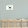 Stupell Industries Blue Sea Crab Over Beige Soft Watercolors Wall Plaque Art, 19" x 13" - 3 of 4