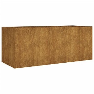 vidaXL Garden Raised Bed Rusty Corten steel 78.7 x 31.5 x 31.5 in - 1 of 4