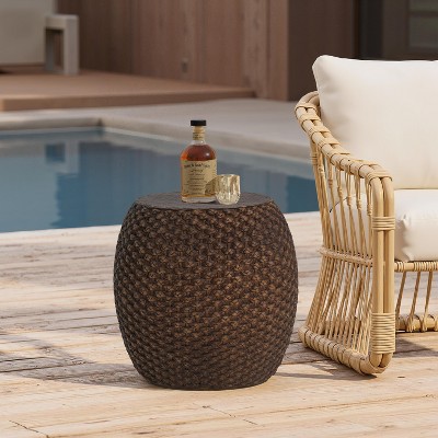 thumbnail image 2 of Christopher Knight Home Gino Outdoor Acacia Wood Side Table, Gray 2 of 12