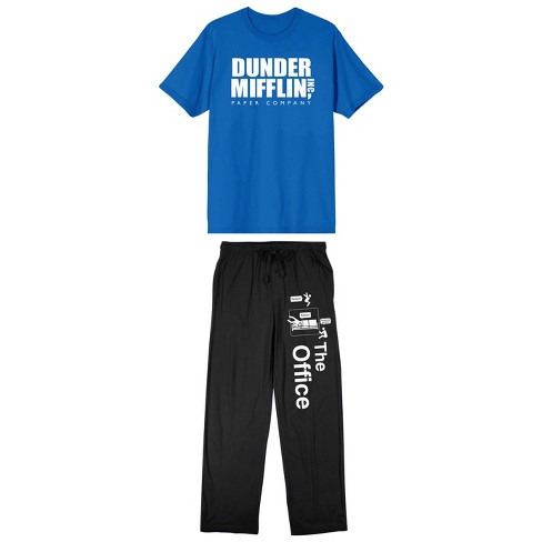 Buy Official The Office Dunder Mifflin Royal Blue Graphic TShirt