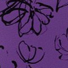 purple orchid batik floral